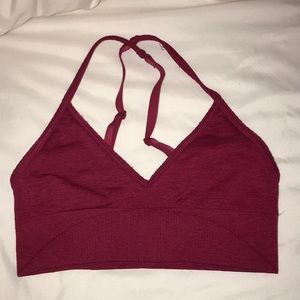 Berry pink/ red Lululemon Sports Bra! Size 4!